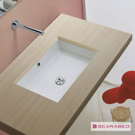 Scarabeo Tech, Υποκαθήμενος Νιπτήρας 54,5x35,8cm, Λευκός