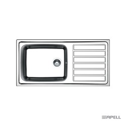 Apell Νεροχύτης Anniversario 100x50 Inox Λείο Apell Νεροχύτης Anniversario 100x50 Inox Λείο