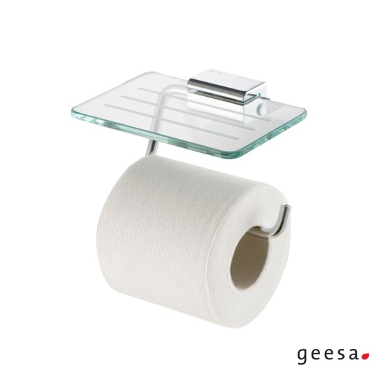 Geesa Aim, Χαρτοθήκη με Εταζέρα 14x10,3cm, Χρωμέ