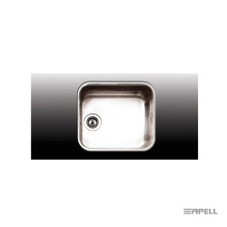 Apell Νεροχύτης Ferrara 47X42cm Λείος Υποκαθήμενος
