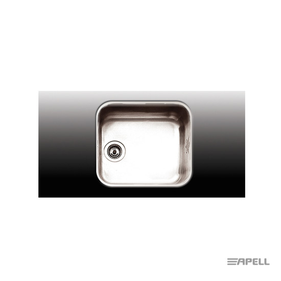 Apell Νεροχύτης Ferrara 47X42cm Λείος Υποκαθήμενος