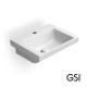 GSI Norm, Επίτοιχος Νιπτήρας 42x34cm, με 1 οπή, Λευκός