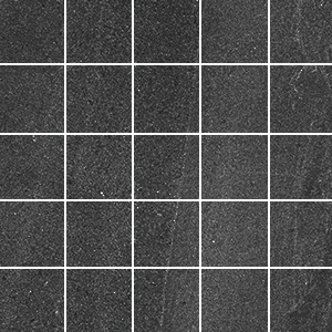 Iris Ceramica Pietra Di Basalto Nero Mosaico 5 Antislip 30X30 Antislip A'