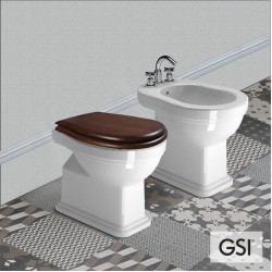 GSI Classic 54cm Λεκάνη Υψηλής Πίεσης Κάτω Στόμιο με Κάθισμα Wood, Soft Close. GSI Classic 54cm Λεκάνη Υψηλής Πίεσης Κάτω Στόμιο με Κάθισμα Wood, Soft Close.