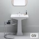 GSI Classic, Νιπτήρας 60x46cm, Λευκός