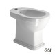 GSI Classic, Επιδαπέδιος μπιντές (με προβολή 54cm) , Λευκός