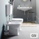 GSI Classic, Επιδαπέδιος μπιντές (με προβολή 54cm) , Λευκός