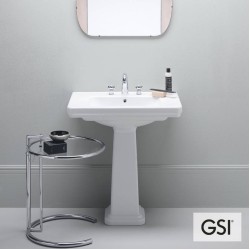 GSI Classic, Νιπτήρας 75x50cm, Λευκός GSI Classic, Νιπτήρας 75x50cm, Λευκός
