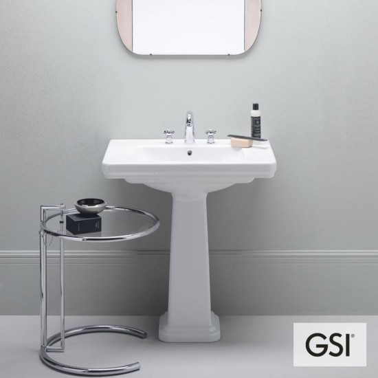 GSI Classic, Νιπτήρας 75x50cm, Λευκός
