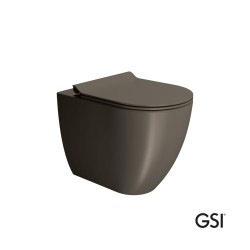 GSI Pura 55, Λεκάνη Swirlflush με Κάλυμμα Super Slim, Soft Close, Bistro GSI Pura 55, Λεκάνη Swirlflush με Κάλυμμα Super Slim, Soft Close, Bistro