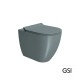 GSI Pura 55 Swirl Λεκάνη Υ/Π με Κάλυμμα MS86SC Super Slim, Soft Close Agave