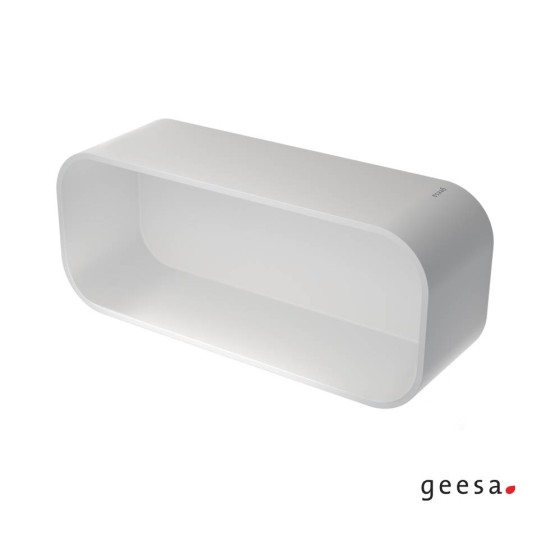 Geesa Frame, Μπουκαλοθήκη - Σπογγοθήκη 25x11,1cm, White Matt
