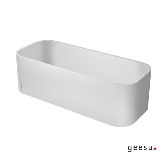 Geesa Frame, Μπουκαλοθήκη - Σπογγοθήκη 25x11,1cm, White Matt