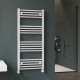 Axon, Θερμαινόμενη Πετσετοκρεμάστρα 160x60cm, Λευκή