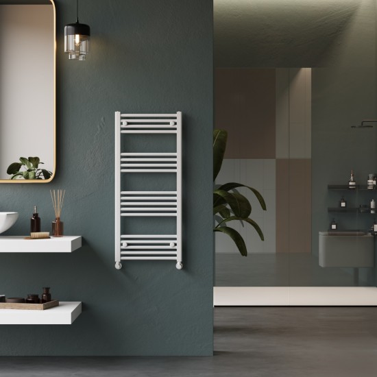 Axon, Θερμαινόμενη Πετσετοκρεμάστρα 160x60cm, Λευκή