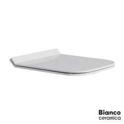 Bianco Ceramica Αποσπώμενο κάλυμμα λεκάνης SLIM SOFT-CLOSE από βακελίτη, White Matt
