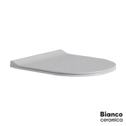 Bianco Ceramica Remo, Κάθισμα Slim, Soft Close, Quick Release, White