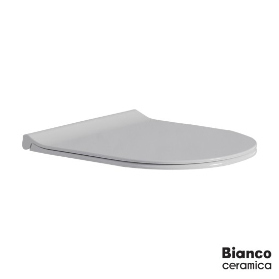 Bianco Ceramica Remo, Κάθισμα Slim, Soft Close, Quick Release, White Matt