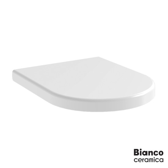 Bianco Ceramica Vito, Κάθισμα Quick Release, White