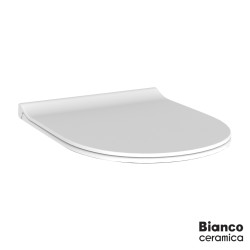 Bianco Ceramica Vito, Κάθισμα Slim, Soft Close, Quick Release, White