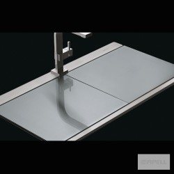 Apell Iris, Ανοξείδωτος Νεροχύτης 89,7x51cm, με 2 Συρόμενα Silver Κρύσταλλα Apell Iris, Ανοξείδωτος Νεροχύτης 89,7x51cm, με 2 Συρόμενα Silver Κρύσταλλα