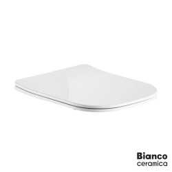 Bianco Ceramica Norma 121, Κάθισμα Slim, Soft Close, White