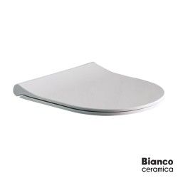 Bianco Ceramica Aida 110, Κάλυμμα Λεκάνης Slim, Soft Close, White