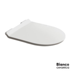 Bianco Ceramica Aida 120, Κάλυμμα Λεκάνης Slim, Soft Close, White