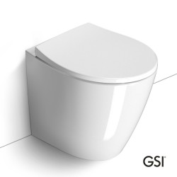 GSI Modo 52, Λεκάνη Rimless Swirlflush με Κάλυμμα Soft-Close, Quick Release GSI Modo 52, Λεκάνη Rimless Swirlflush με Κάλυμμα Soft-Close, Quick Release