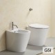 GSI Modo 52, Λεκάνη Rimless Swirlflush με Κάλυμμα Soft-Close, Quick Release