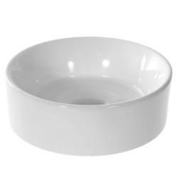 Axon Goldy, Νιπτήρας Ελεύθερης Τοποθέτησης Φ40, 13cm Υψος, Χωρίς Οπή Μπαταρίας, Λευκός