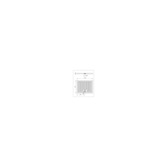 Roca Roma, Ντουζιέρα 100X80X55mm, πορσελάνης.
