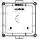 Ideal Standard, Ηλεκτρονικό κουτί 118x118x138mm με neutral φινίρισμα