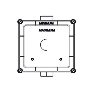Ideal Standard, Ηλεκτρονικό κουτί 118x118x138mm με neutral φινίρισμα