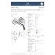 Ideal Standard Connect Blue, Εντοιχιζόμενη Μπαταρία Νιπτήρος Χωρίς Μηχανισμό, Χωρίς Βαλβίδα, Χρωμέ