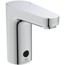 Ideal Standard Ceraplus, Ηλεκτρονική Μπαταρία Νιπτήρος χωρίς Βαλβίδα (με Μπαταρία), Χρωμέ