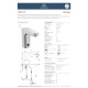 Ideal Standard Ceraplus, Ηλεκτρονική Μπαταρία Νιπτήρος χωρίς Βαλβίδα (Χωρίς Μπαταρία), Χρωμέ