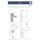 Ideal Standard Tesi, Επικαθήμενη Μπαταρία Νιπτήρος Χωρίς Βαλβίδα, Χρωμέ