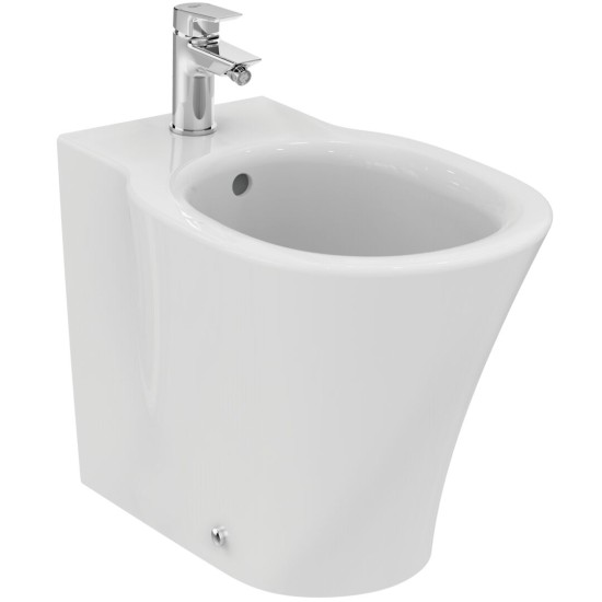 Ideal Standard Tesi, Επικαθήμενη Μπαταρία Μπιντέ, με Βαλβίδα, Χρωμέ