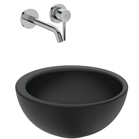 Ideal Standard Ceraline, Μπαταρία ΄Νιπτήρος  Εντοιχισμού, Χρωμέ
