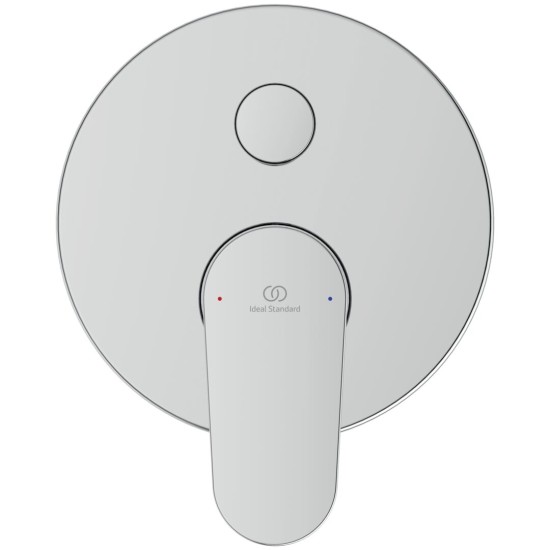 Ideal Standard Cerafine O, Εντοιχιζόμενη Μπαταρία 2 Εξόδων με Μηχανισμό, Χρωμέ