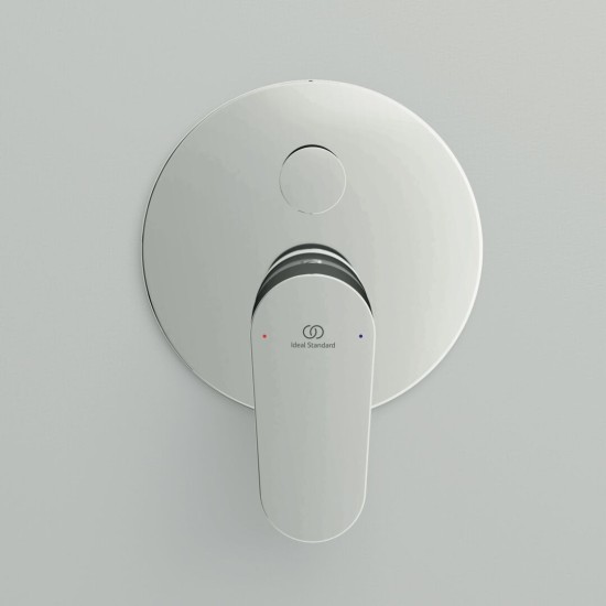 Ideal Standard Cerafine O, Εντοιχιζόμενη Μπαταρία 2 Εξόδων με Μηχανισμό, Χρωμέ