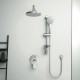 Ideal Standard Cerafine O, Εντοιχιζόμενη Μπαταρία 2 Εξόδων με Μηχανισμό, Χρωμέ