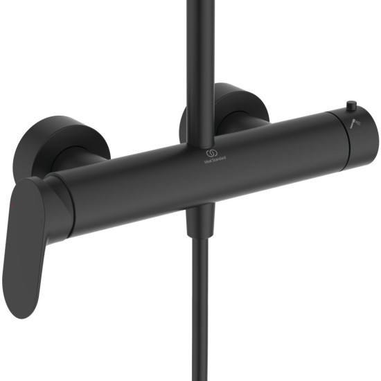 Ideal Standard Ceraflow 25+, Στήλη 2 Εξόδων, Black Matt