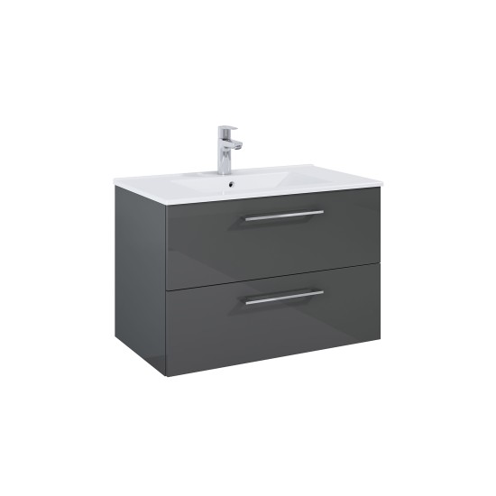 Roca Roma Plus Compact, Επίτποιχη Βάση Επίπλου με Νιπτήρα 81,5x39,5, Rural Oak