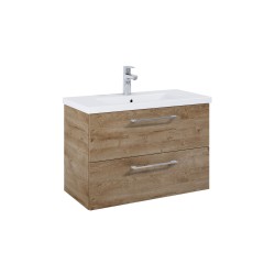 Roca Roma Plus Compact, Επίτποιχη Βάση Επίπλου με Νιπτήρα 81,5x39,5, Rural Oak Roca Roma Plus Compact, Επίτποιχη Βάση Επίπλου με Νιπτήρα 81,5x39,5, Rural Oak
