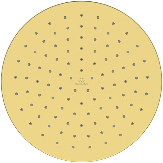 Ideal Standard  Irain, Κυκλική Κεφαλή (Χωρίς Βραχίονα), 250cm 12lt, Brushed Gold