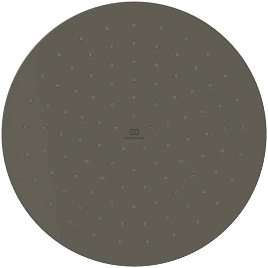 Ideal Standard  Irain, Κυκλική Κεφαλή (Χωρίς Βραχίονα), 250cm 12lt, Magnetic Grey