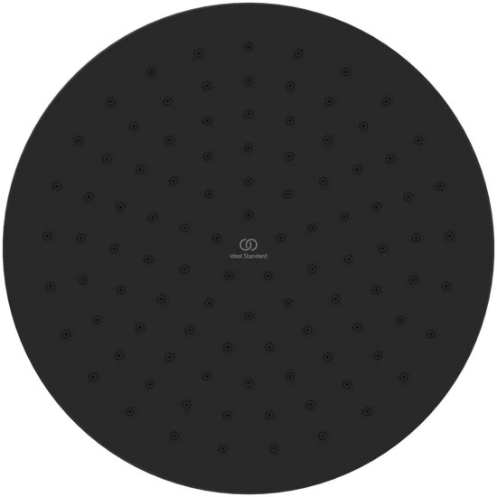 Ideal Standard  Irain, Κυκλική Κεφαλή (Χωρίς Βραχίονα), 250cm 12lt, Matt Black