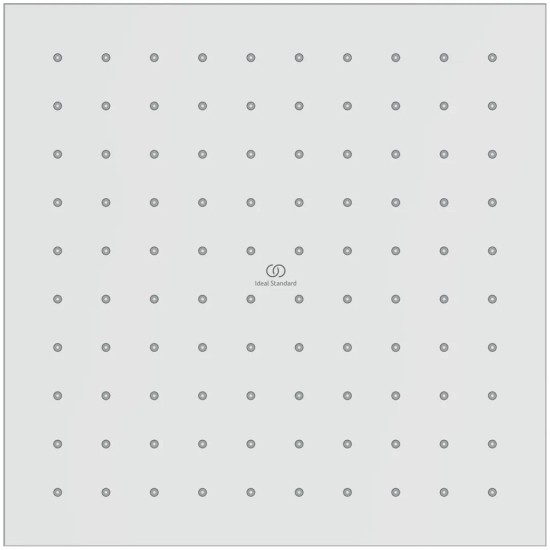 Ideal Standard  Idealrain, Τετράγωνη Κεφαλή (Χωρίς Βραχίονα), 250cm 12lt, Χρωμέ